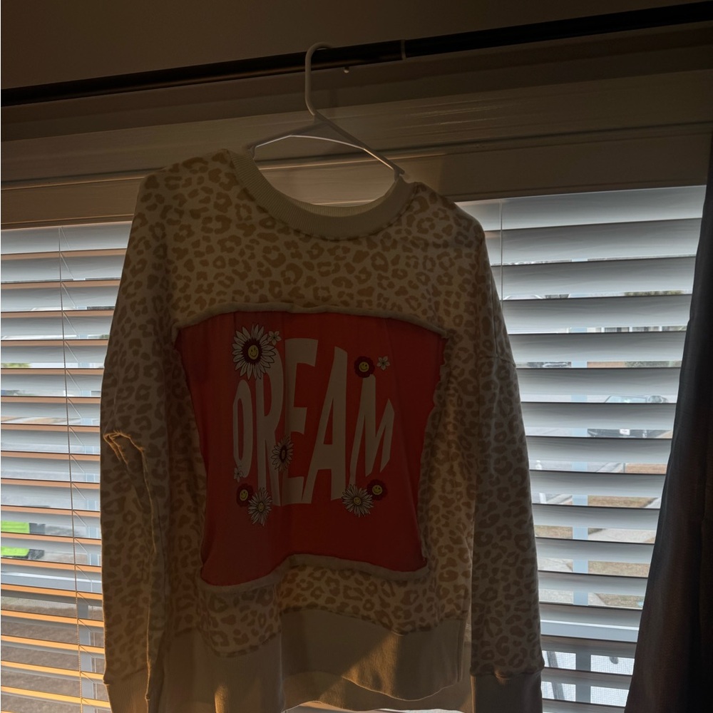 Leopard Print 'Dream' Sweatshirt